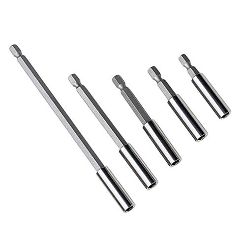 10 Pcs Magnetic Drill Extension Bit Holder, 1/4 Inch Hex Shank Quick Release Screwdriver Drill Bit Holder Extension Set For Screws, Nuts, Drills, Handheld Drivers 50/60/ 75/100/ 150Mm #TOP1