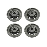 165314 4 Pack Dishwasher Lower Rack Wheel For boschh and Kenmore Dishwasher Parts Replaces 420198 PS3439123 423232 AP2802428 PS8697067