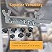 Sutekus Brake Line Flare Tool Double Flaring Tool Kit Single Flares for Automotive Brake Line Replacement Brake Repair (Double Flare)