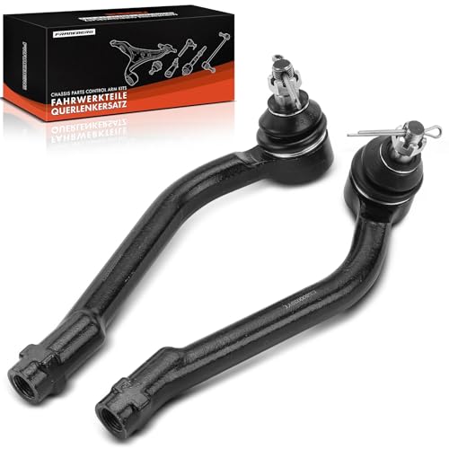 Frankberg 2x Tie Rod End Track Rod End Front Axle Left Right Compatible with iX55 3.0L 3.8L 2007-2024 Santa Fé II CM 2.0L-3.5L 2006-2012 Replace# 568202B900