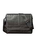 TYLPFH Men's Genuine Leather Trendy Shoulder Bag Horizontal Casual Fashion Crossbody Messenger Bags