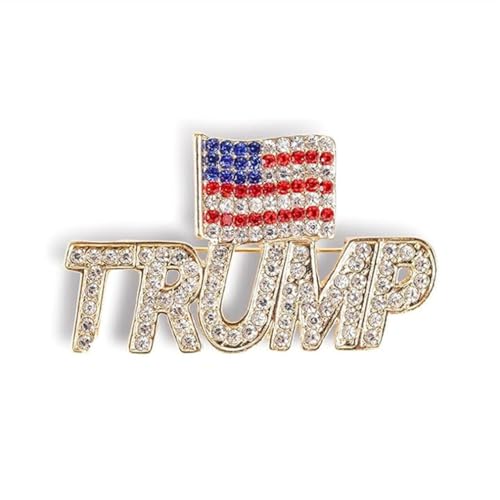 liuruiTrump ブローチ ドナルド・トランプ 2024 ブローチ トランプ