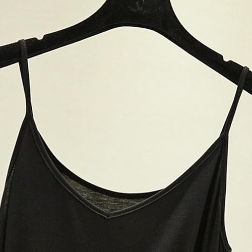 Camiseta de compresión para mujer, blusa con tirantes delgados, sin mangas, cuello en V, ropa interior de verano, adelgazante y moldeadora, básica, delgada, casual, para el hogar, uso diario, regalos