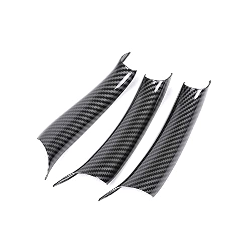 Manija de puerta para BMW X5 F15 y X6 F16 (2014-2019) con acabado de fibra de carbono