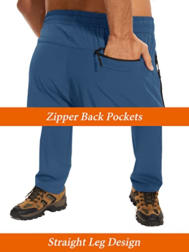 Tacvasen Mens Workout Pants Lightweight Hiking Pants Men Summer Men Blue Pants Mens Athletic Running Pants Hiking Pants For Men Lightweight #TOP5