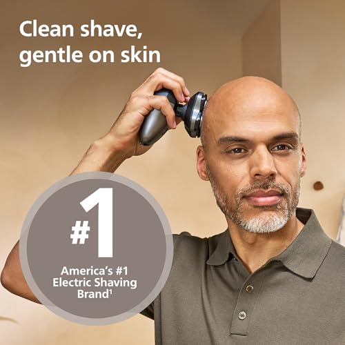 Image of Philips Norelco Head Shaver Pro 7000 Series - Electric Shaver for Men and Women, 360 Flexing Head & ComfortCut Blades for Clean Shave, Gentle on Skin, Model HS7980 /40