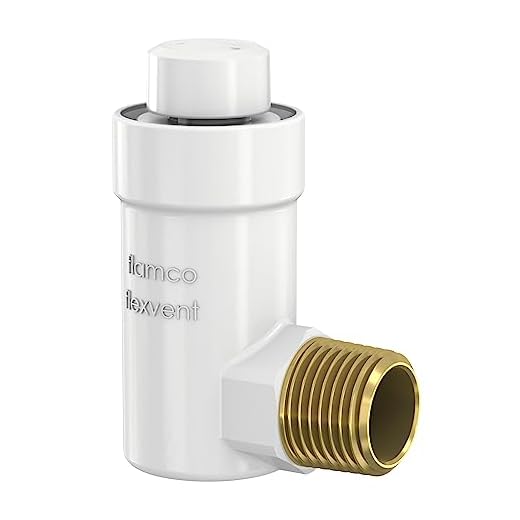 Válvula de purga de aire automática Flamco Flexvent H R½", blanca 27711