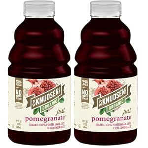 R.W. Knudsen Organic Pomegranate Juice from Concentrate, 32 fl oz (Pack of 2)