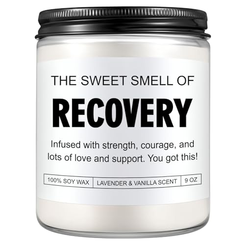 Karply Candle, Get Well Gifts for Women After Surgery, Funny Get Well Soon, Feel Better, You Got This, Cancer Comfort, Hysterectomy Recovery, Back, Heart & Knee Surgery Recovery Gifts for Women, Men