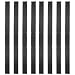 Black Ice 8ft. Snowmobile Ski Carbide Glide Protector Guides (8 Sections for 64 ft. Total)