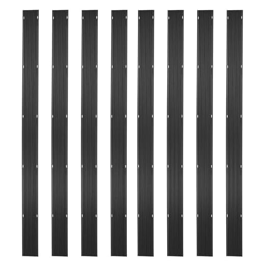 Black Ice 7' 10" L Snowmobile Ski Carbide Glide Protector Guides - 8 Pack