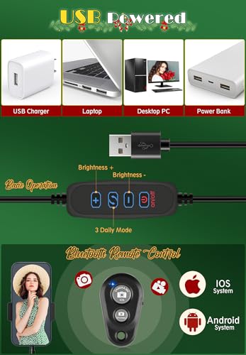 10 inch Ring Light with Tripod Stand & Phone Holder, Selfie Ringlight with Remote for Phone, 56" Tall Circle Light, LED Ring Lamp for Makeup, Video Recording, Conferencing, TikTok, Twitch - Image 7