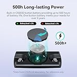 CYCPLUS Heart Rate Monitor Chest Strap H2Pro, Bluetooth ANT+ Heart Rate Monitor Chest Sensor with 500h Battery, IPX7 Waterproof and Dustproof, HRM Works with Strava/Cycplus Fit App - Image 3