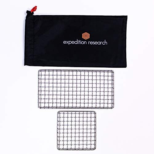 Expedition Research LLC Combo 2-Pack - The Bushcraft Grill - Welded Stainless Steel High Strength Mesh (Campfire Rated)