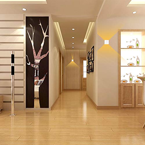 KAWELL Modern Wall Lamp LED Wall Light Up and Down Adjustable Beam Angle Aluminum Wall Wash Light Waterproof IP65 Indoor Outdoor for Bathroom Bedroom Corridor Living Room Stairs Garden - Image 4