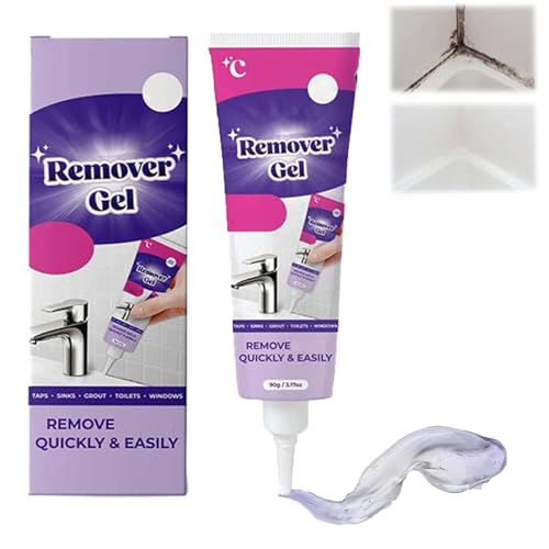 Gel eliminador de moho Vexclean, altamente eficaz en penetración, para juntas de azulejos de baños y cocinas, paredes y lechada, sin dañar (1pcs)