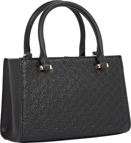 Image of Tommy Hilfiger Women's Monogram Mini Tote Bag With Removable Crossbody Strap