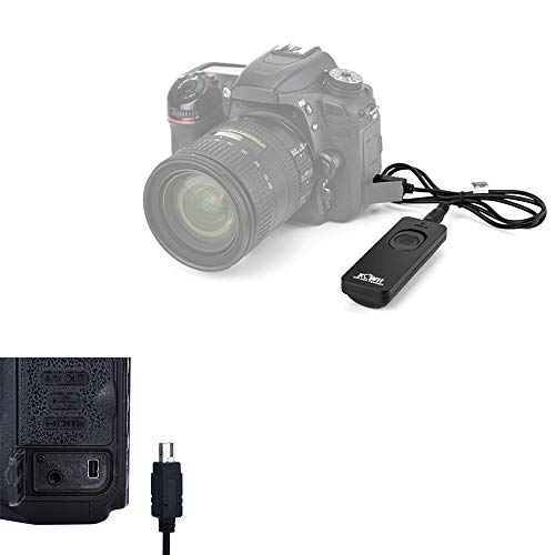 Image of Kiwifotos MC-DC2 Remote Switch Shutter Release Cord for Nikon Z7 Z7II Z6 Z6II Z5 D750 D780 P1000 D7500 D7200 D5600 D5500 D5300 D5200 D5100 D5000 D3300 D3200 D7000 D7100 D610 D600 & More Nikon Camera