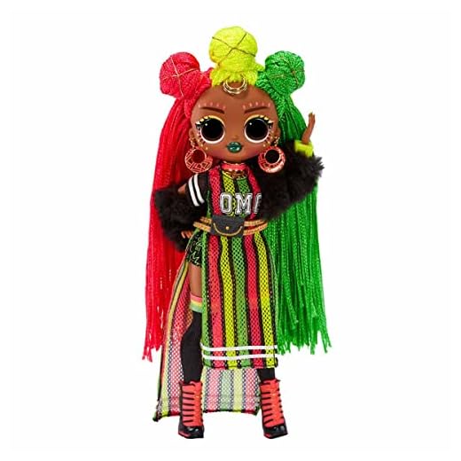 L.O.L. Surprise! LOL Surprise Muñeca OMG Queens - SWAYS - Con 20 sorpresas que incluyen Ropa, Accesorios, Soporte para Muñecas y más - Para Coleccionar - Edad: 3+ años