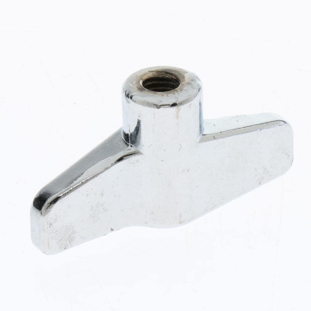 1 pieza de soporte de platillos de liberación rápida, tuerca de ala, tambor de percusión, piezas de 6 mm