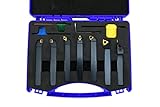 Shars 1/2' Indexable Carbide Turning Tool 7 Pcs Set in Fitted Case 404-2890 S]