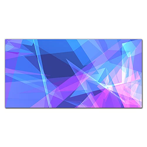 Photo sur verre acrylique haut de gamme 100x50cm au design géométrique