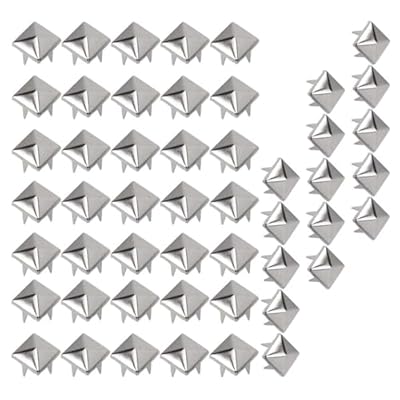 WeddHuis 50 Piezas Remaches Cuadrados, Remaches de Metal para Cuero, Remaches de Punta Pirámide, DIY, Remaches Punk, tachuelas para ropa, para Bolsos, Correa de Cuero, Abrigos, Guantes | Ya disponible en tu tienda friki favorita! En mundofriki.es! WeddHuis 50 Piezas Remaches Cuadrados, Remaches de Metal para Cuero, Remaches de Punta Pirámide, DIY, Remaches Punk, tachuelas para ropa, para Bolsos, Correa de Cuero, Abrigos, Guantes | Ya disponible en tu tienda friki favorita! En mundofriki.es!