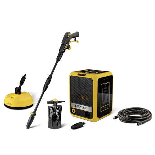 Stanley Idropulitrice SXPW19CP, Compatta, ad Alta Pressione, per Auto ed Esterni Casa, con...