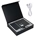 aqxreight Leather Notebook with Fingerprint Lock and 16GB High Speed USB Drive Lined Journal Planner 100 Page 6 4 Card Slots for Businessman Professionals Students Work Plan Schedu of