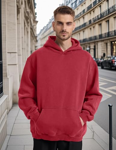 Image of Hatant Oversized Hoodie Sweatshirts for Men Couples Heavyweight Hoodies Pullover Vintage Mens Acid Wash Sweaters Clothes 2026
