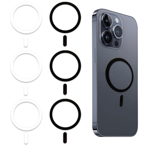 Design Ultra Sottile: per offrire un'esperienza di presa confortevole, proprio come il design senza soluzione di continuità sul retro del telefono, il design del telefono con anello magnetico è bello e sottile, realizzato con materiali antiscivolo. Calamite adesive comodo da maneggiare e ha bordi arrotondati per proteggere la custodia dai graffi.