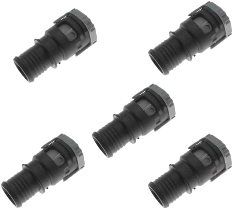 1 2 5 10X 18MM HVAC Heater Hose Connector 31274927 Compatible With XC60 S60 S80 V60 V70 2008 2009 2010 2011 2012 2013 2014 2015 2016(5PCS)