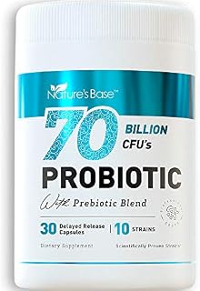 Probiotics 70 Billion CFU - Probiotics for Women, Probiotics for Men and Adults