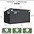 Aoxun 11.5’x7.5’ Shed Outdoor Storage Shed with Triple Lockable Door Metal Storage Cabinet with Slopping Roof for Tools Bicycles Storage for Garden, Patio, Courtyard