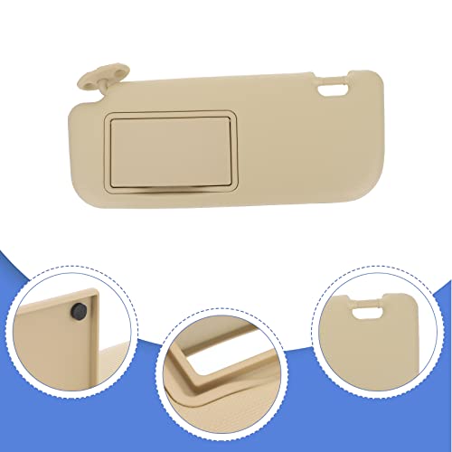 VICASKY Viseira de sol para para-brisa lateral do motorista de carro para substituição interior auto