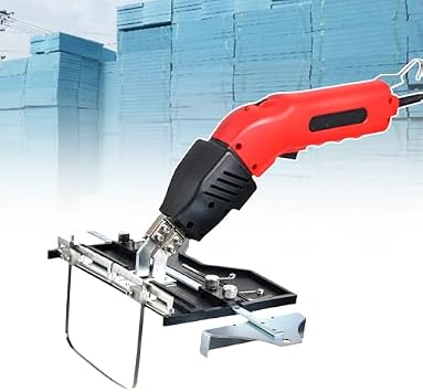 Electric Foam Cutter, Hot Styrofoam Cutting Tool, 200W/250W Air Cooled with 2 Blades for Precise Slotting and Groove Cutting