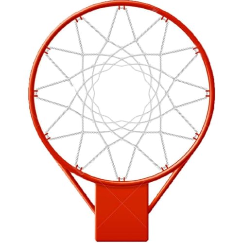 Martin Sports Heavy White Nylon Basketball Nets 12 Loops, 21