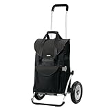 Hochwertig: Trolley Gestell aus Aluminium mit 50 kg belastbar | super leicht und leise laufend durch luftbereifte Räder mit Kugellager * Ø 25 cm