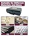 9 Pcs PVC Pipe Reamer Kit With 1/2 inch, 3/4 inch, 1 inch, 1-1/4inch, 1-1/2inch, 2inch, 2-1/2inch, 3inch, 4inch, 2 Carbide Inserts, Aluminum PVC Fitting Saver, Plumbing tools for SCH40