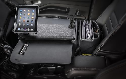 AutoExec AE-GMCD-PI-PM-TAB-BT GripMaster Car Desk for Your Vehicle Workstation and Mobile Office, Black with 400 watt Power Inverter, Phone Mount and Tablet Mount by AutoExec - Image 2