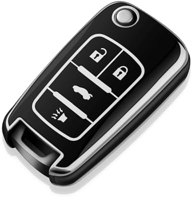 Black 5-Button Car Key Fob Replacement Shell For Chevrolet & Buick Models - View #3