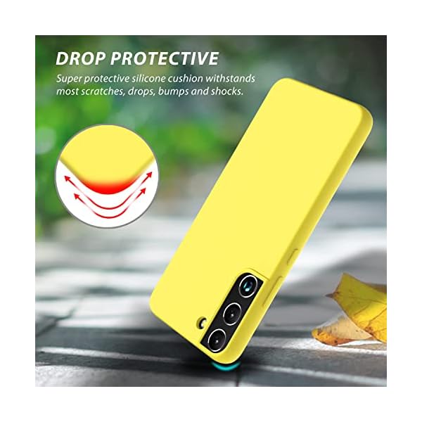Zuslab Real weiche silikonhülle Kompatibel mit Samsung Galaxy S22 Hülle Zoll (2022), Liquid Silicone Anti-Scratch Gel… – Bild 6