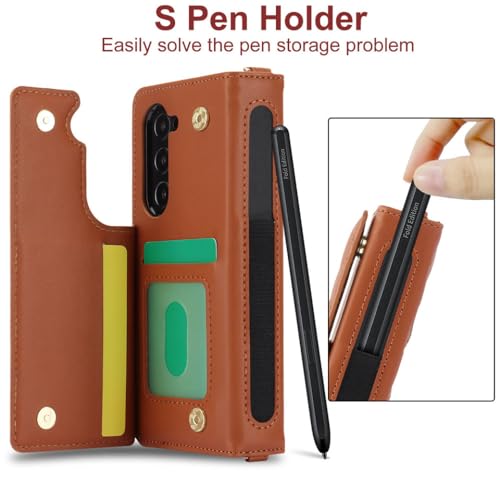 Housse portefeuille Galaxy Z Fold 5 avec fente stylo pour un quotidien mains libres - 5