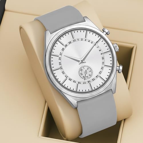 Image of styledose Men's Watch Analog Quartz with Chronograph & Silicone Strap -Casual & Formal Wrist Watch for Men