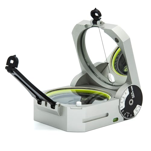 Brunton GeoTM Transit, Azimuth (0-360°) – Professional Geological Pocket Transit with Clinometer