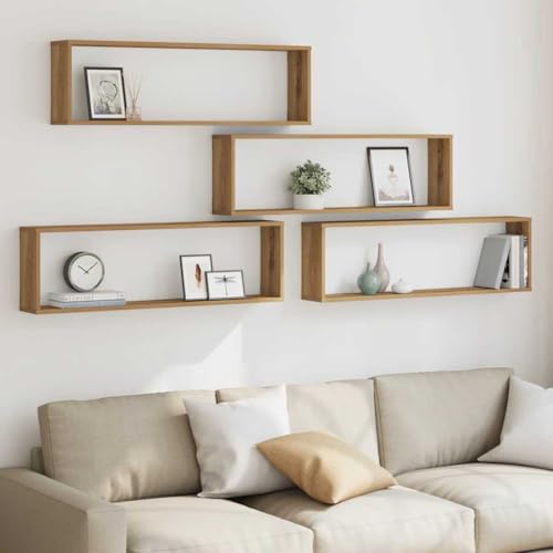 Design compact et chêne artisanal pour ces étagères murales - 3
