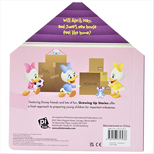 Disney Growing Up Stories With Daisy Moving Day! Interactive Lift-The-Flap Board Book - Pi Kids #TOP1