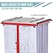 Adir Mobile Blueprint Holder - Adjustable Blue Print Storage Organizer and Construction Plan Holder – Plans Rack for Jobsite and Office (Without Blueprint Clamps)