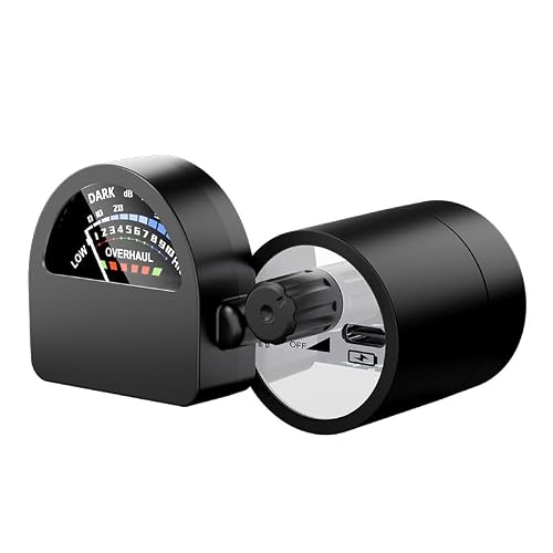 Ljmyy High Sensitivity Wall Pipe Leak Detector with USB Charging & Sound Field Strength Meter for Home & Professional Use