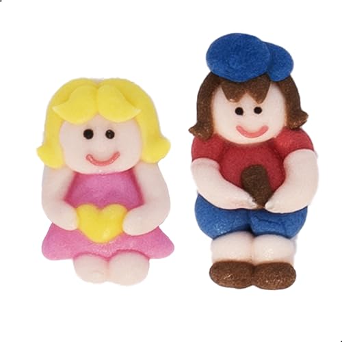 Günthart 10 x Hexenhaus Lebkuchenhaus Zucker Dekoration aus Zucker für Lebkuchenhäuser, 10 er Pack (1 x 640 g)